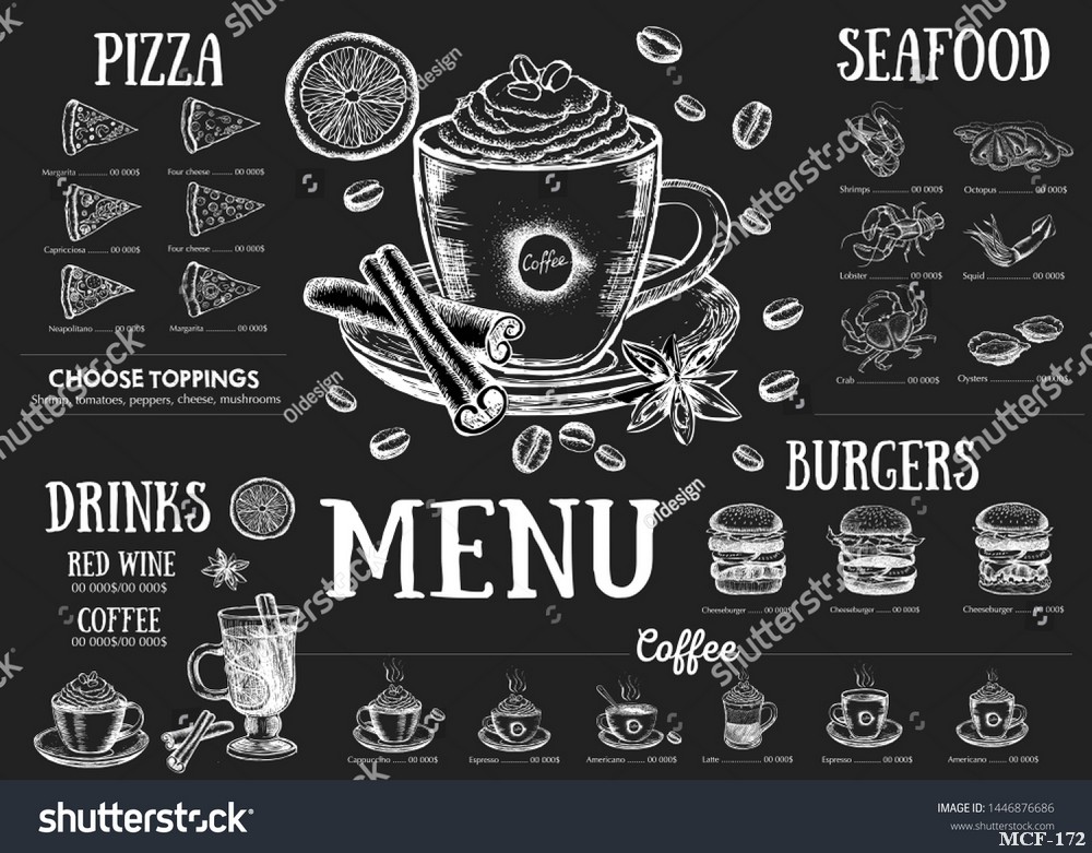 Tranh dán tường quán cà phê MCF-172